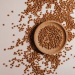 Hundertprozentiger biologischer Obst-Getreide-Brei als gesunde und leckere Mahlzeit